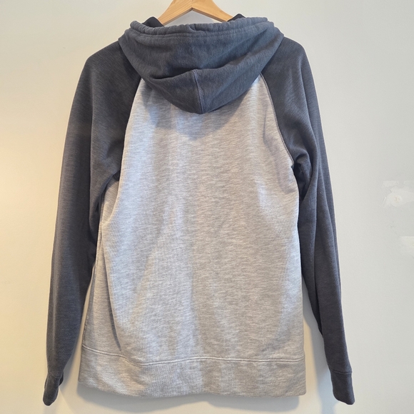 Under Armour Men’s Grey Full Zip Hoodie Small Raglan Sleeve - Picture 5 of 5